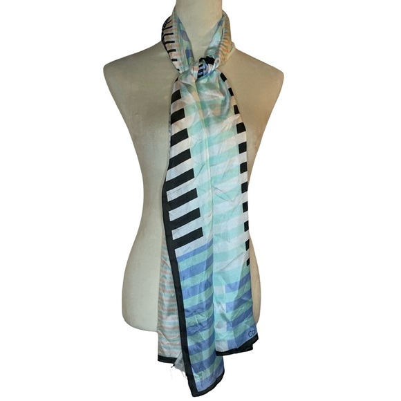 Calvin Klein 100% Silk Scarf -NWT - Picture 2 of 5